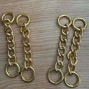 Miche gold chains for handles